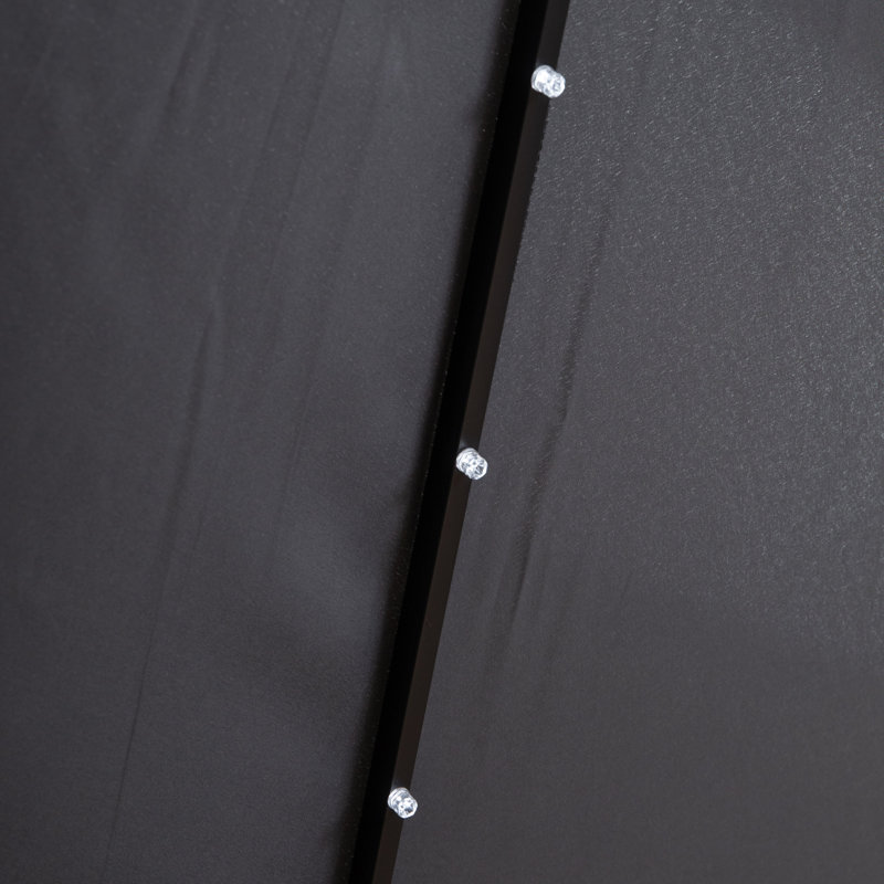 Samuel Alexander Cantilever Parasol, Grey, 300cm W x 300cm D