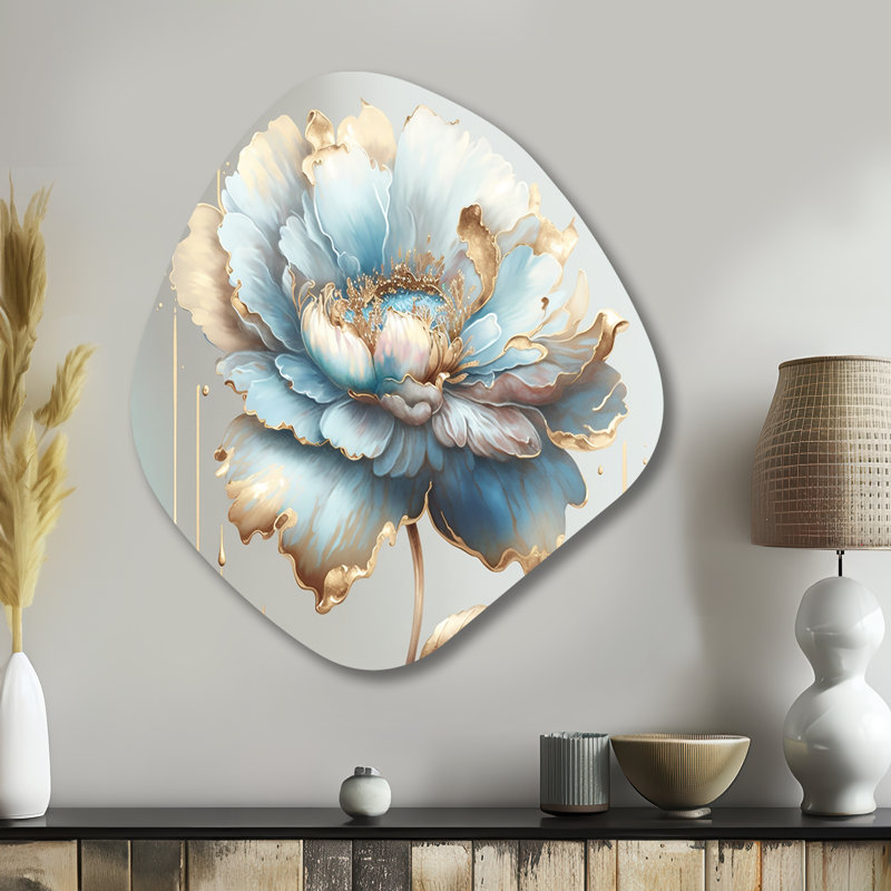 Art mural asymétrique en métal Marhan, H 35 po x l 31 po x P 1 po