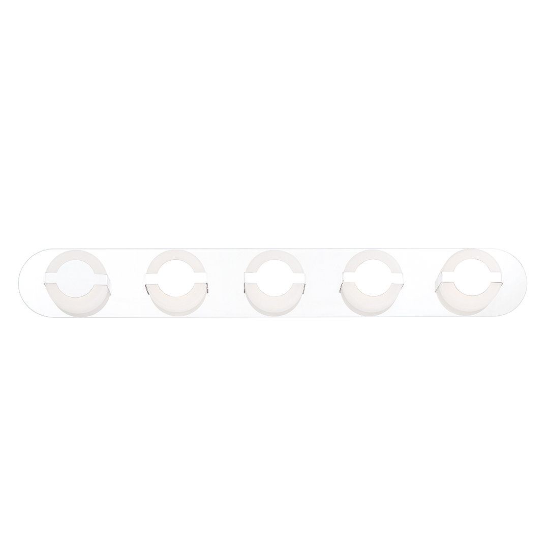 Balewood 5 - Light Dimmable LED Bath Bar Eurofase