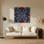 Art mural op mauve 58-511187705