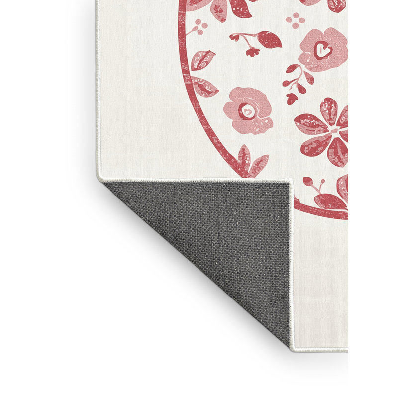 Tapis blanc moelleux et moelleux à motif abstrait moderne et contemporain Escarcega, 2 x 5