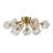 Toie Glass Semi Flush Mount