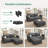Bouley 82.6'' W L-Shaped Corduroy Modular Sectional-2136135638