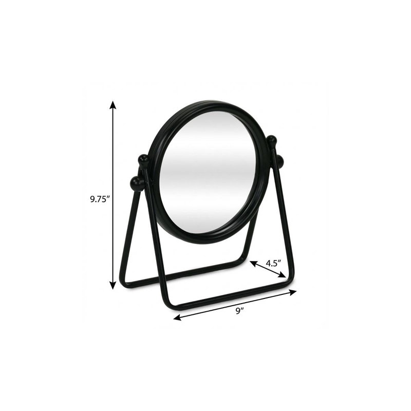 Miroir de table de rasage ajustable 10 po
