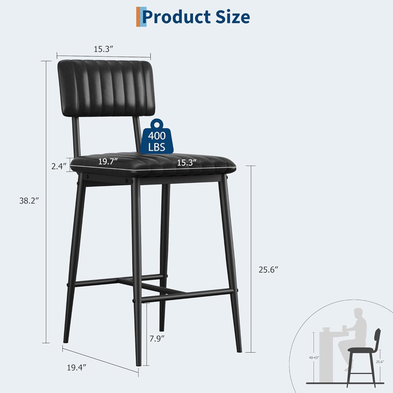 Counter Stool, Black
