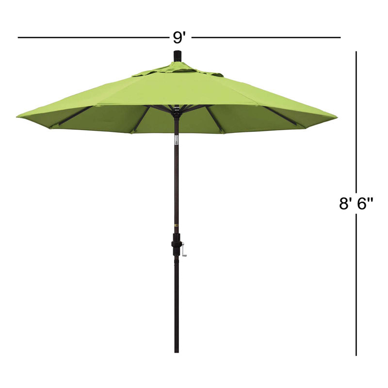 Parasol Sunbrella® 108 po Romany, Toile Sunbrella® perroquet