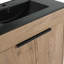 Base de meuble-lavabo simple 30,1 po seulement en brun