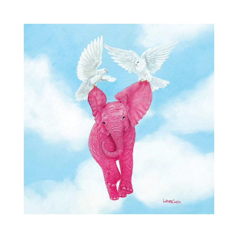 Fly Away 1 Piece Wrapped Canvas Painting, 45.72 cm H x 45.72 cm W x 1.91 cm D