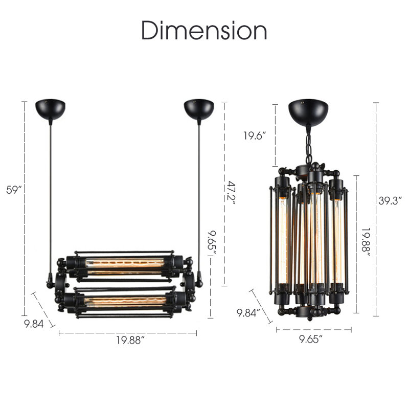 Gluck 4 - Light Kitchen Island Pendant