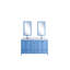 Ensemble de meuble-lavabo double 59 po avec miroir Charneshia-1745070314