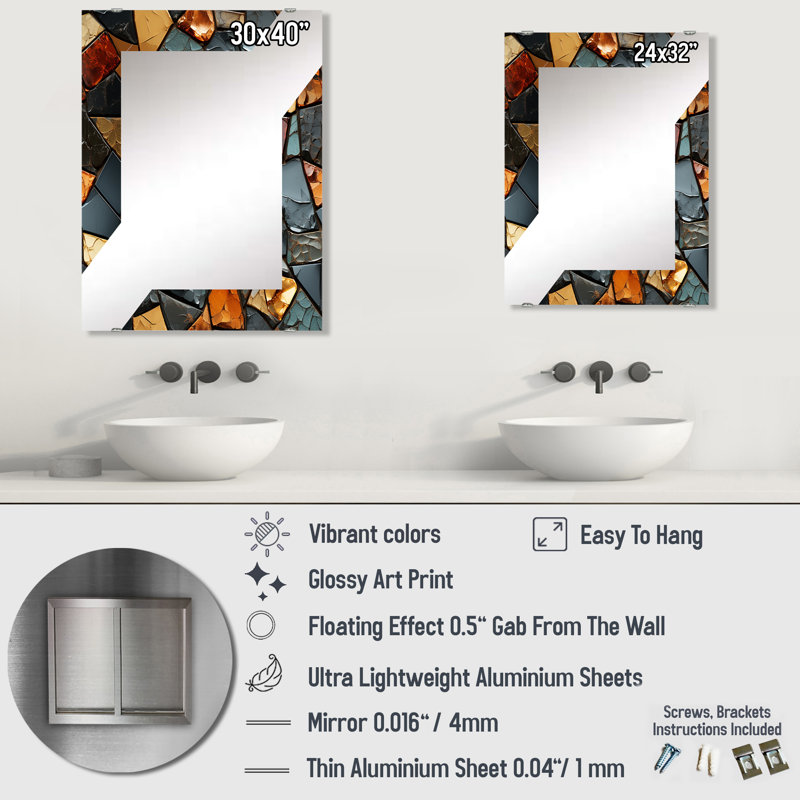 Miroir Salazar, 40 po x 30 po