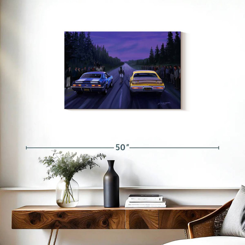 Mehar Back Road Races, 20" H x 30" W