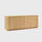 Wave Pattern Sideboard with Vertical Stripes, 64"W Modern Storage Cabinet TV Stand in Natural for Living Room, Dining Room-1229788726
