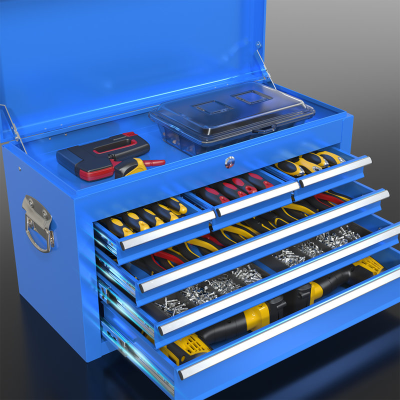 Canisteo 24.4" Tool Box, Blue