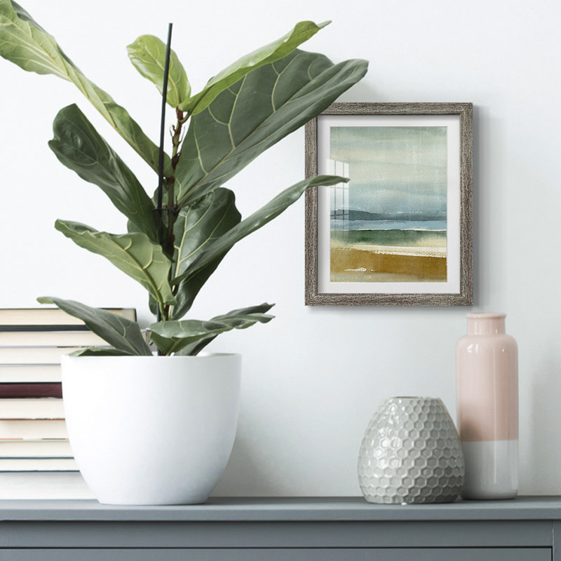 Ochre Outlook II -Framed Print
