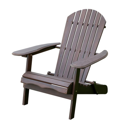 Merry Products Solid Wood Folding Adirondack Chair
