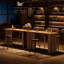 62.99" Long Bar Table, Home Bar Unit