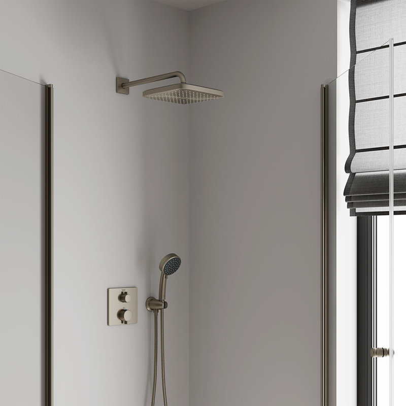 Tempesta Rain Adjustable Shower Head with DreamSpray, Brushed Nickel Infinity