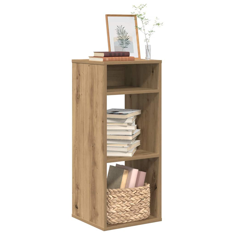 Adamsdale 34cm W Bookcase, Artisan Oak, (4 Shelves) 80 cm H x 34 cm W x 31 cm D