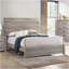 Bois chambre à coucher 1pc grand lit couleur grise cadre de lit papier stratifié mobilier simple moderne-2088095990