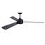 Ventilateur de plafond de 52 po CC avec télécommande, ventilateur de plafond noir moderne avec pales réversibles-2062406517