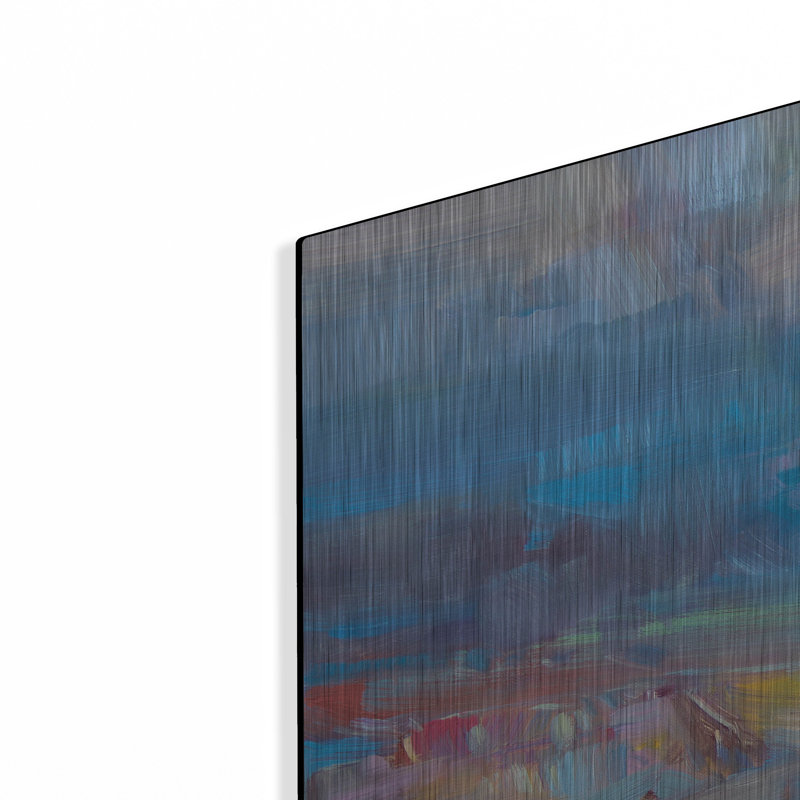 Ivy Bronx «Ocean Side Ii» par Vahe Yeremyan, art mural en métal, H 24 po x l 36 po
