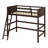 Wood Loft Bed With Ladder-2172205