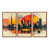 Brown Floater Framed Canvas