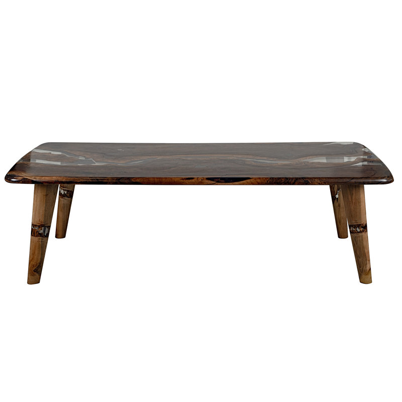 Walnut Round Solid Wood Base Dining Table
