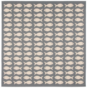 Tapis intérieur / extérieur gris / beige Annika