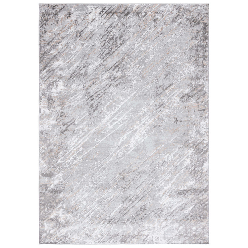 Clairese Parker 106 Performance Abstract Rug, Rectangle 5' x 7'