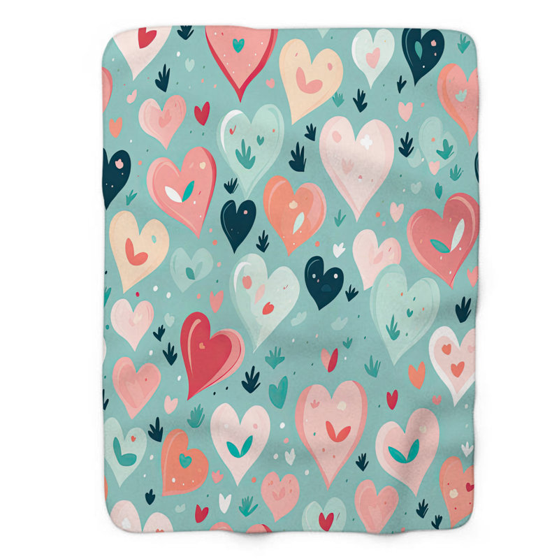 Jeté Darling Pastel Embrace - 1 pièce Sherpa Bl Premium, L 60 po x L 80 po