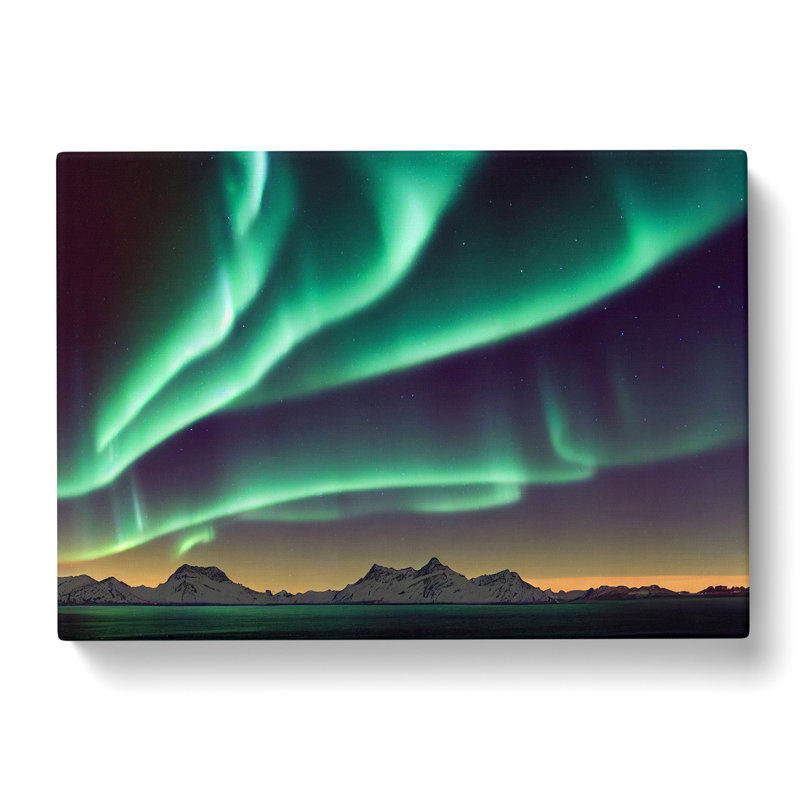 Fancy Northern Lights - Wrapped Canvas, 35cm H x 50cm W x 3cm D
