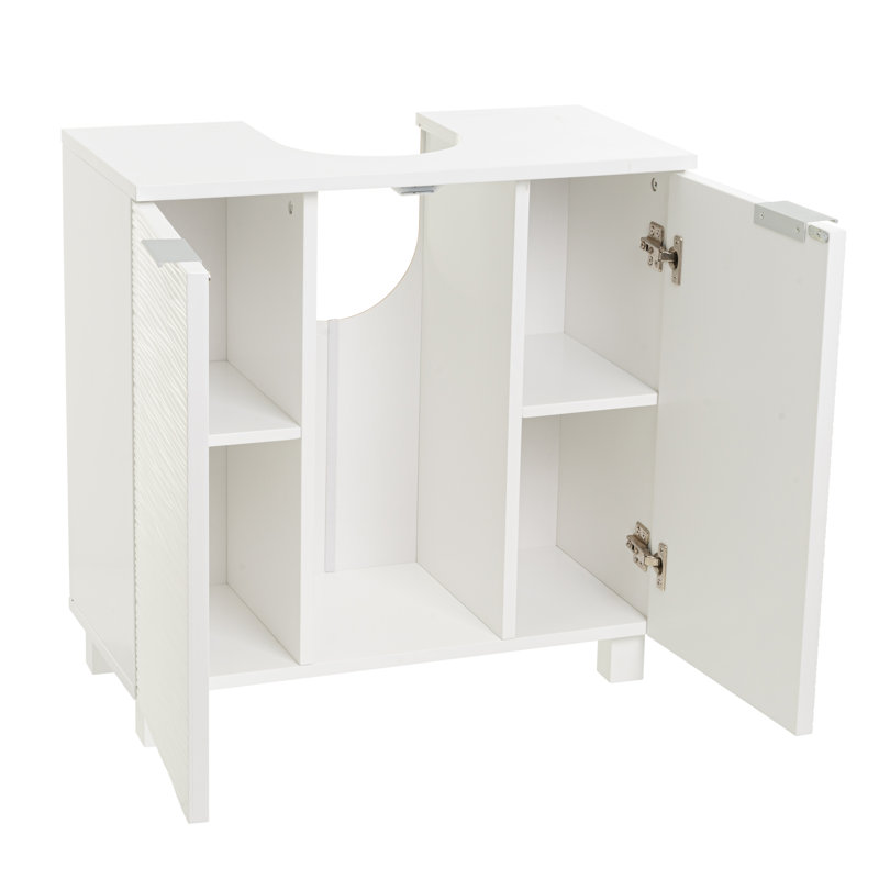 60cm Single Bathroom Vanity Base Only, Grey