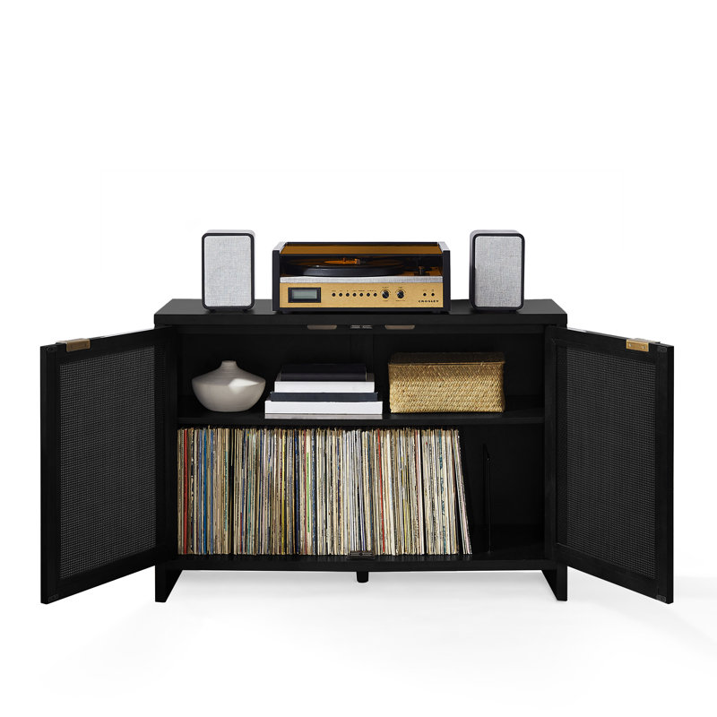 28'' H Media Cabinet, Black