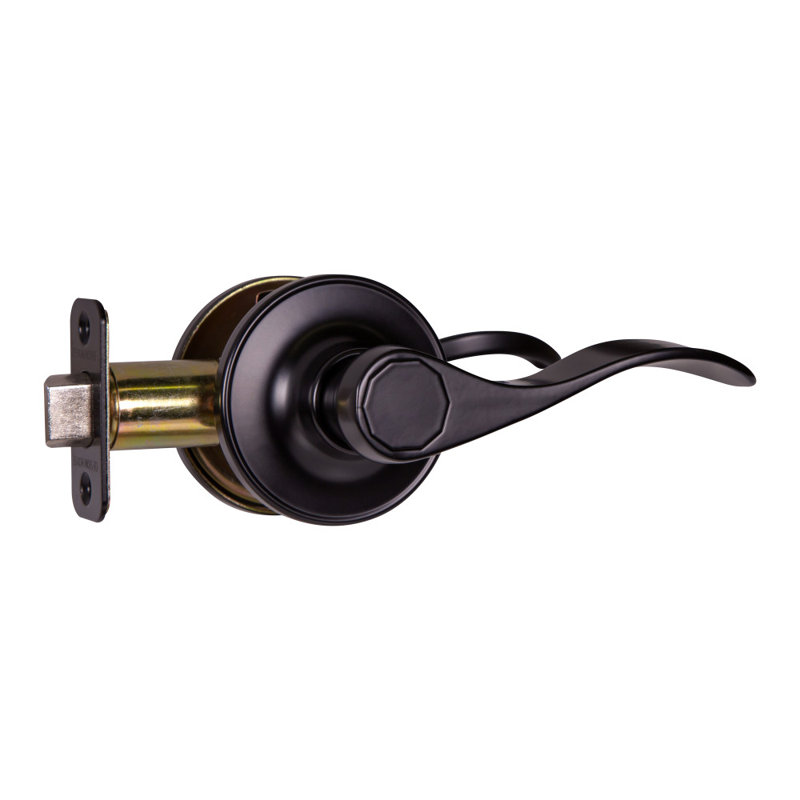 Springdale Passage Hall/Closet Door Lever, Matte Black