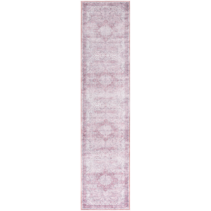 Tapis rose Bungalow Bungalow Rose, Tapis de couloir 2 pi 2 po x 8 pi