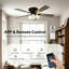 132.08 cm Ceiling Fan with Light Kit