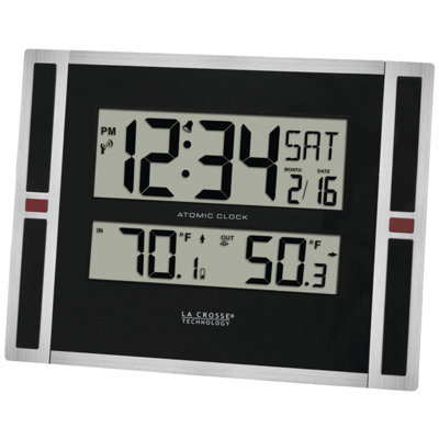 8.54'' Wireless Outdoor Clock Thermometer