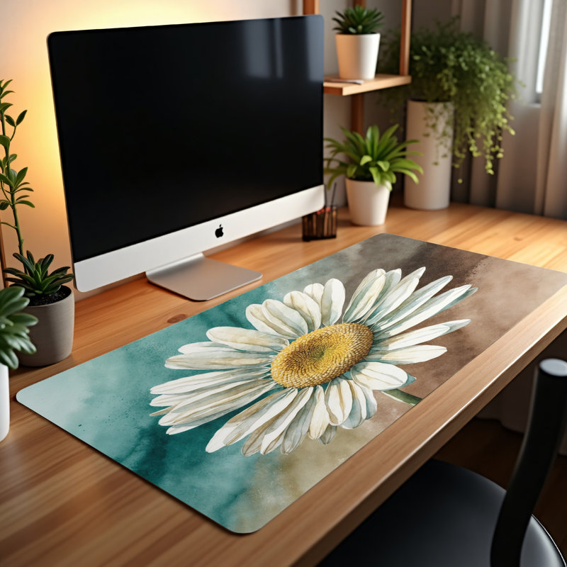 Polyester Desk Pad, 31.5x15.5