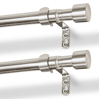 Harbour Housewares Extendable Metal Curtain Poles Kit
