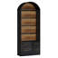 Utilitarian Style Display Shelf,Sturdy Arched Bookcase,Elegant Bookshelf-1016732237