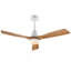Hot Ventilateur de plafond moderne de 52 pouces avec moteur à courant continu réversible à télécommande 3 pales à intensité variable 3 couleurs-148835675-148835674