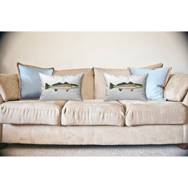 Outdoor Reversible Throw Pillow, 16" x 20"