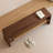 Dark walnut Solid Wood Bench-1435409113