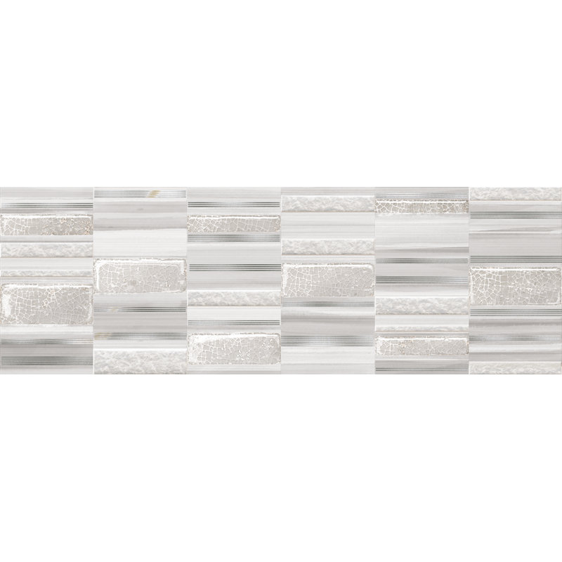 16" x 48" Ceramic Tile Wall Tile, White