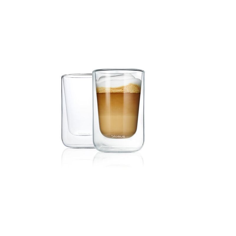 NERO Insulated Glasses 8.4oz - hot or coldCoffe Mug Set