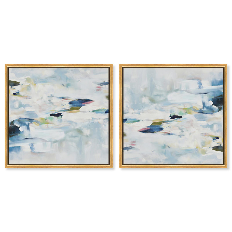 «Evanescence I» par Art Remedy, 41" H x 41" W, Cadre doré