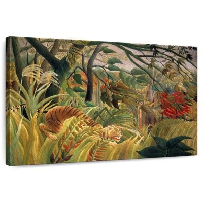 Brampt Tiger In A Tropical Storm 1891