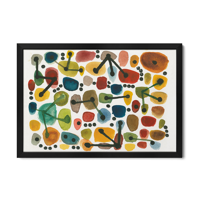 Mid-Century I, affiche encadrée par Cheryl Warrick, H 24 po x l 32 po